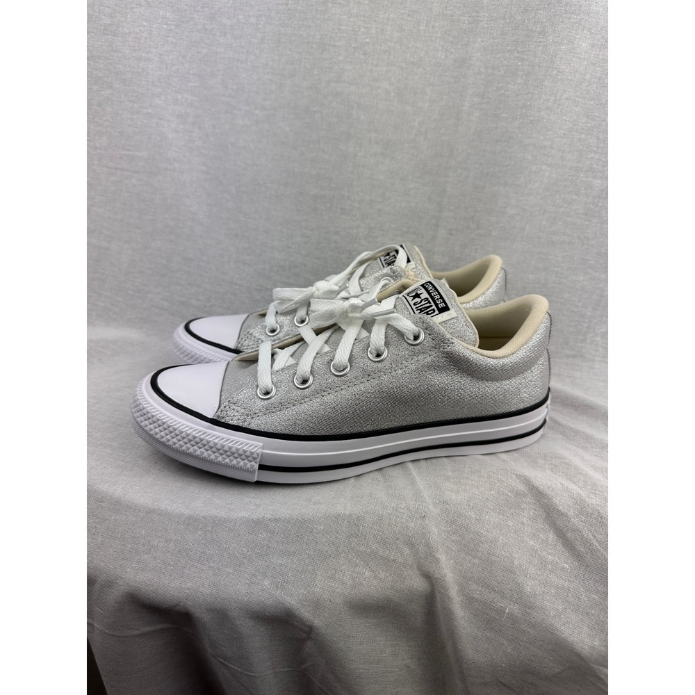 Converse CTAS Street Slip Barely Grey Silver Metallic Sneakers A17966F‎ Size 5